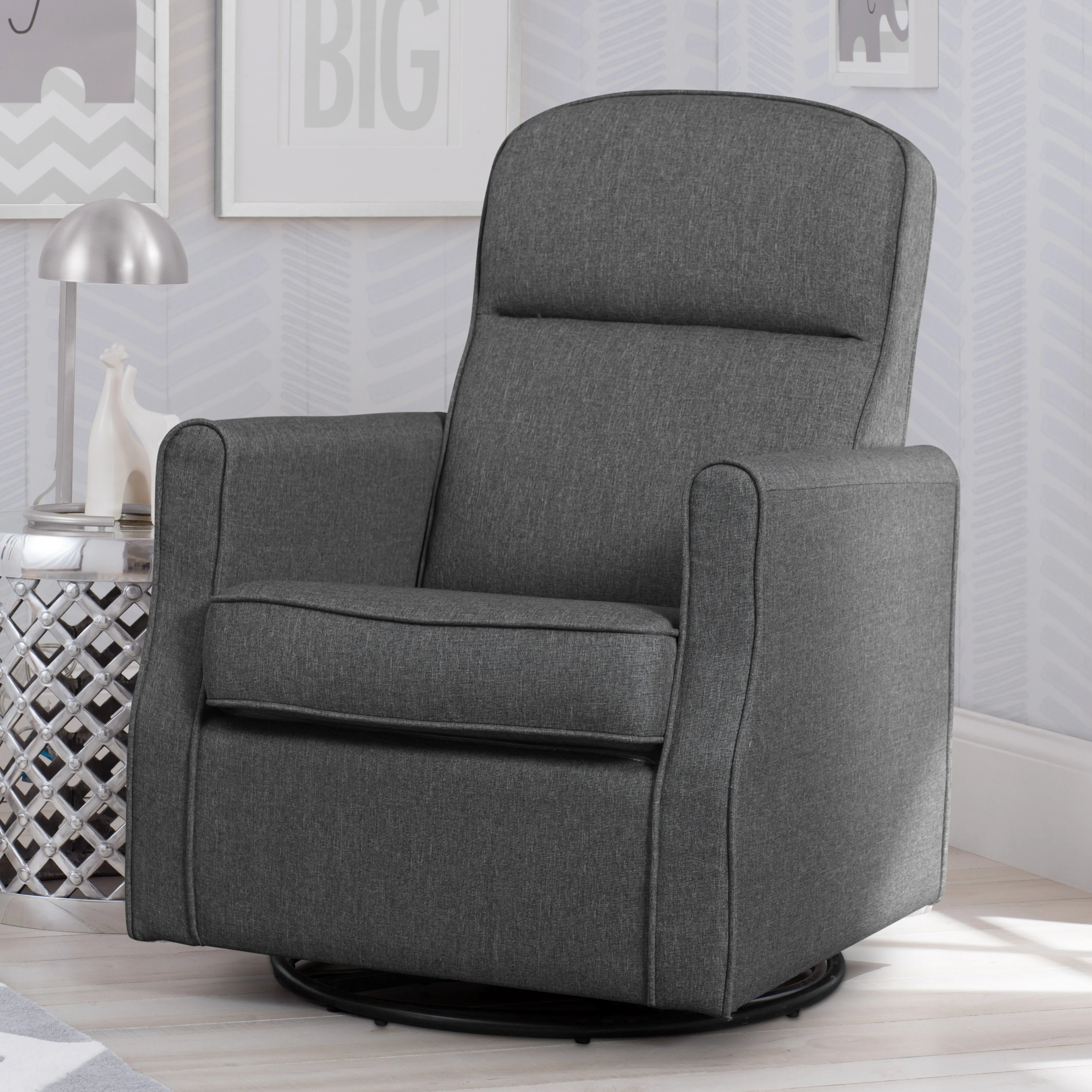 Blair Slim Nursery Glider Swivel Rocker Chair