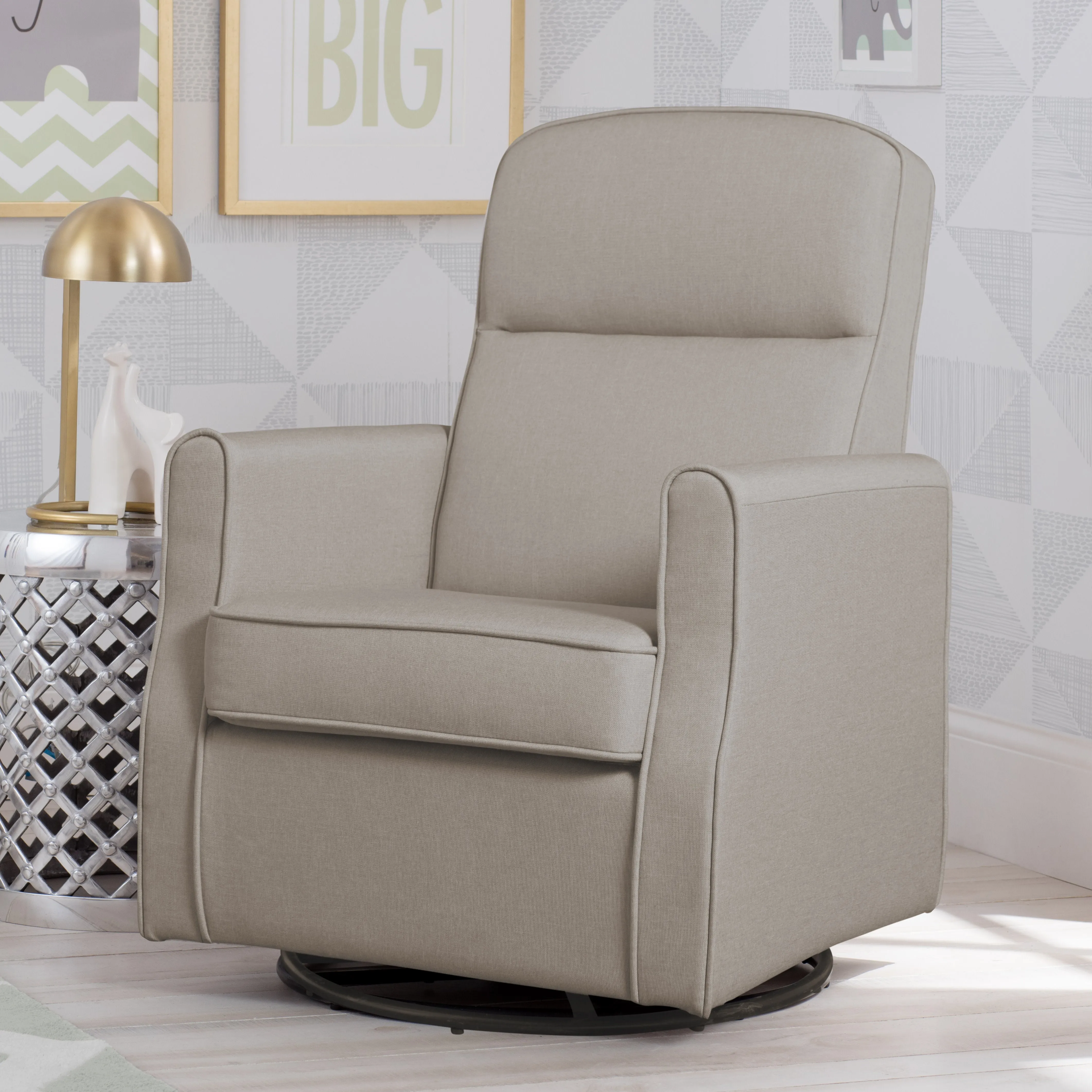 Blair Slim Nursery Glider Swivel Rocker Chair