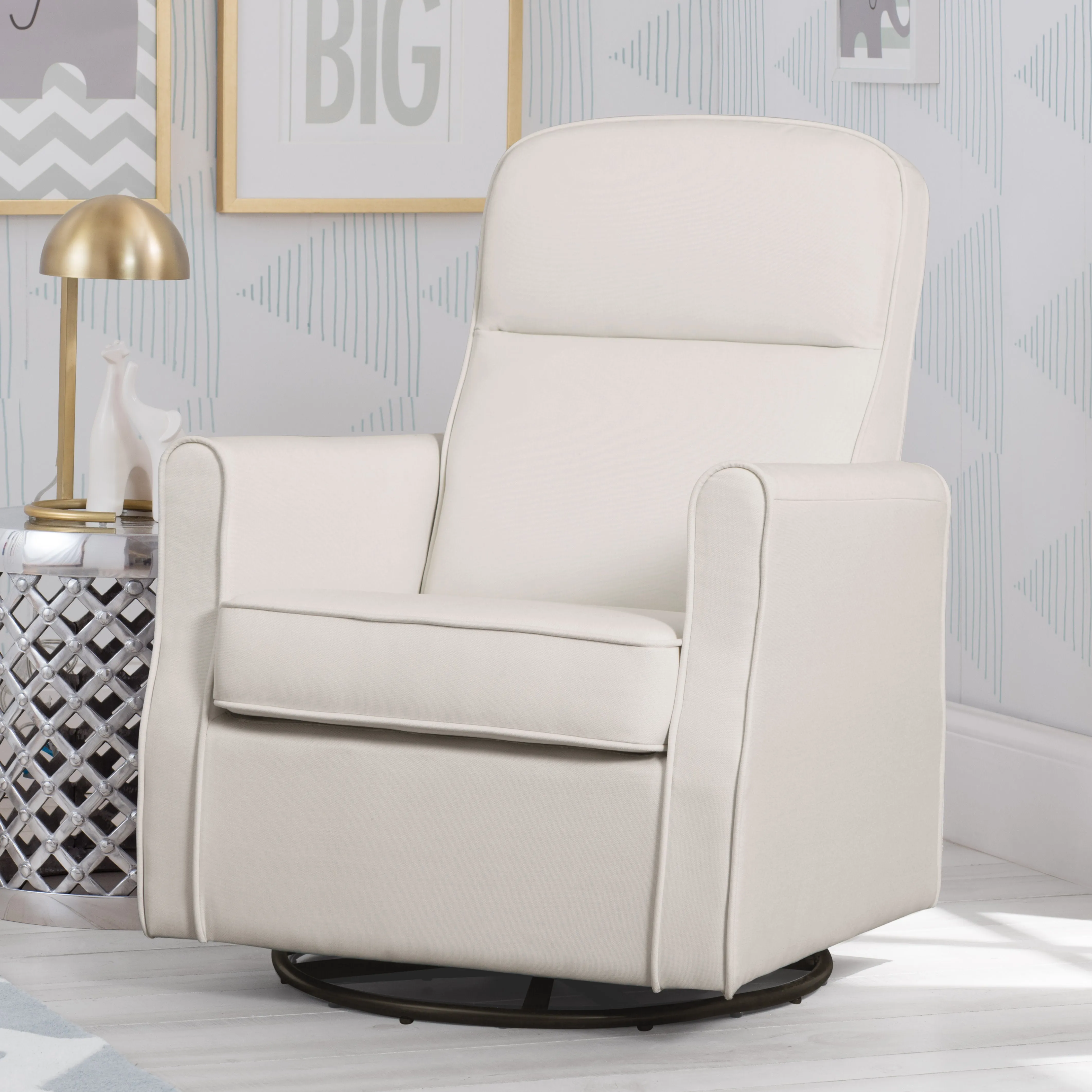 Blair Slim Nursery Glider Swivel Rocker Chair