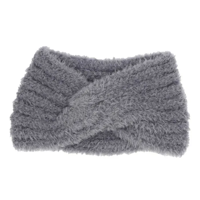 Fuzzy Twisted Headband Earwarmer Earmuff