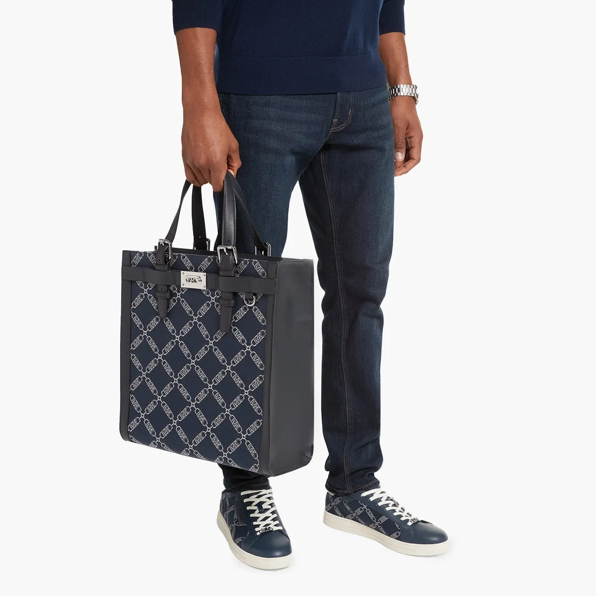 Hudson Empire Logo Jacquard Tote Bag