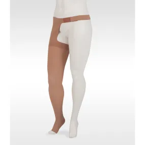 Juzo Dynamic Thigh High 30-40 mmHg w/ Hip Attachment, Open Toe