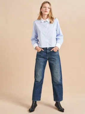 Marilyn Mid-Rise Barrel Jean