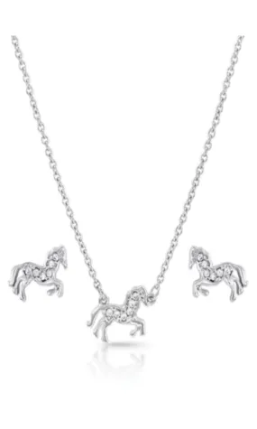 Montana Silversmith All The Pretty Horses Jewelry Set