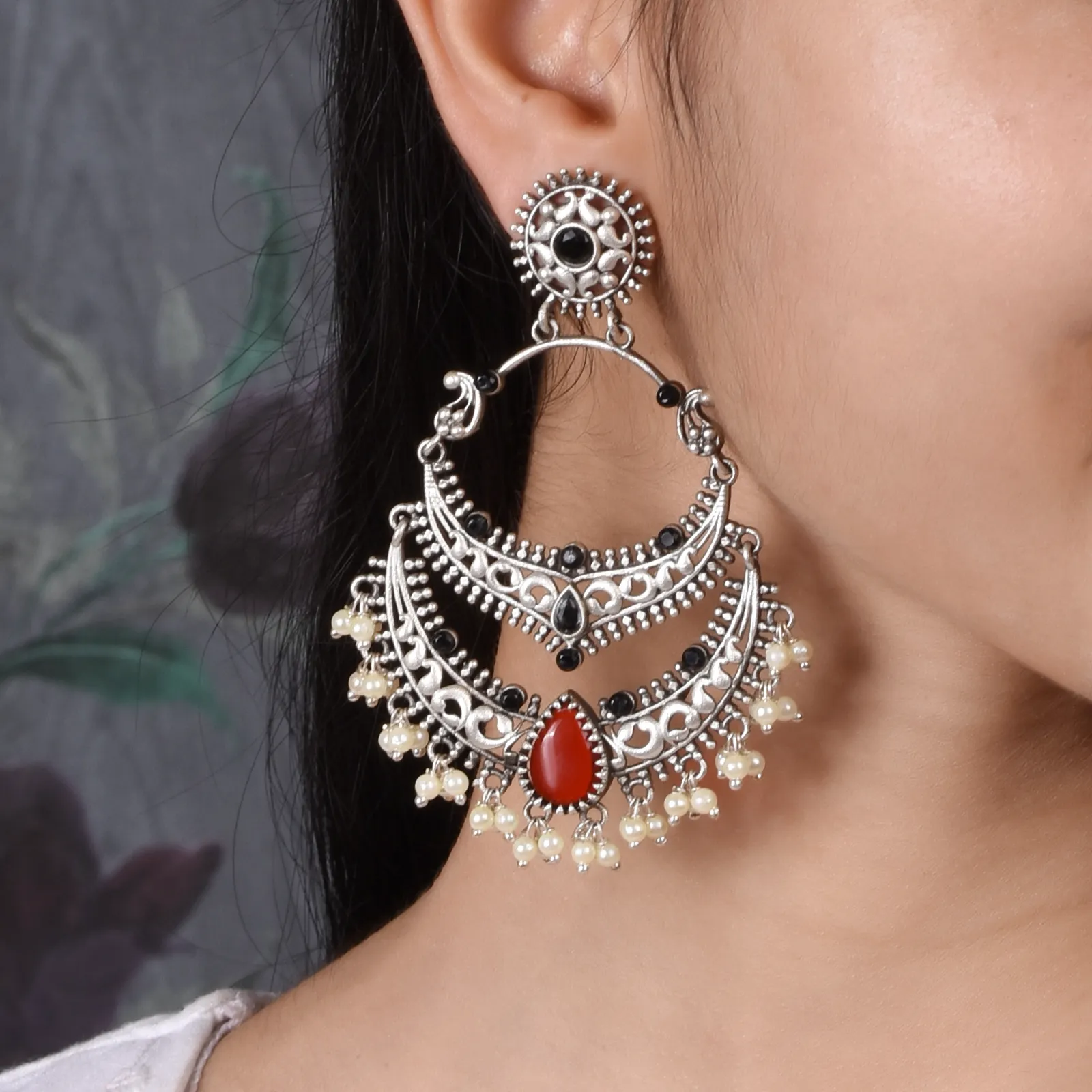 Mugdha Chandbali Earrings