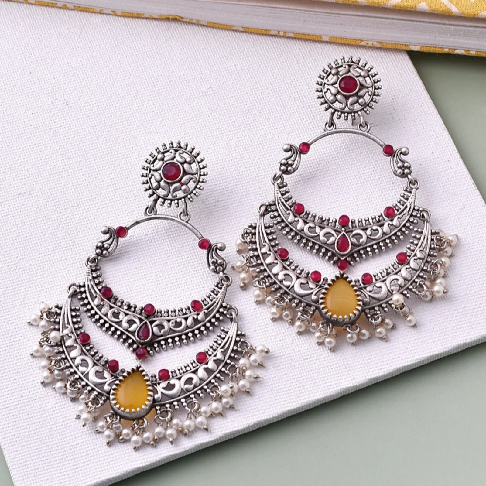 Mugdha Chandbali Earrings