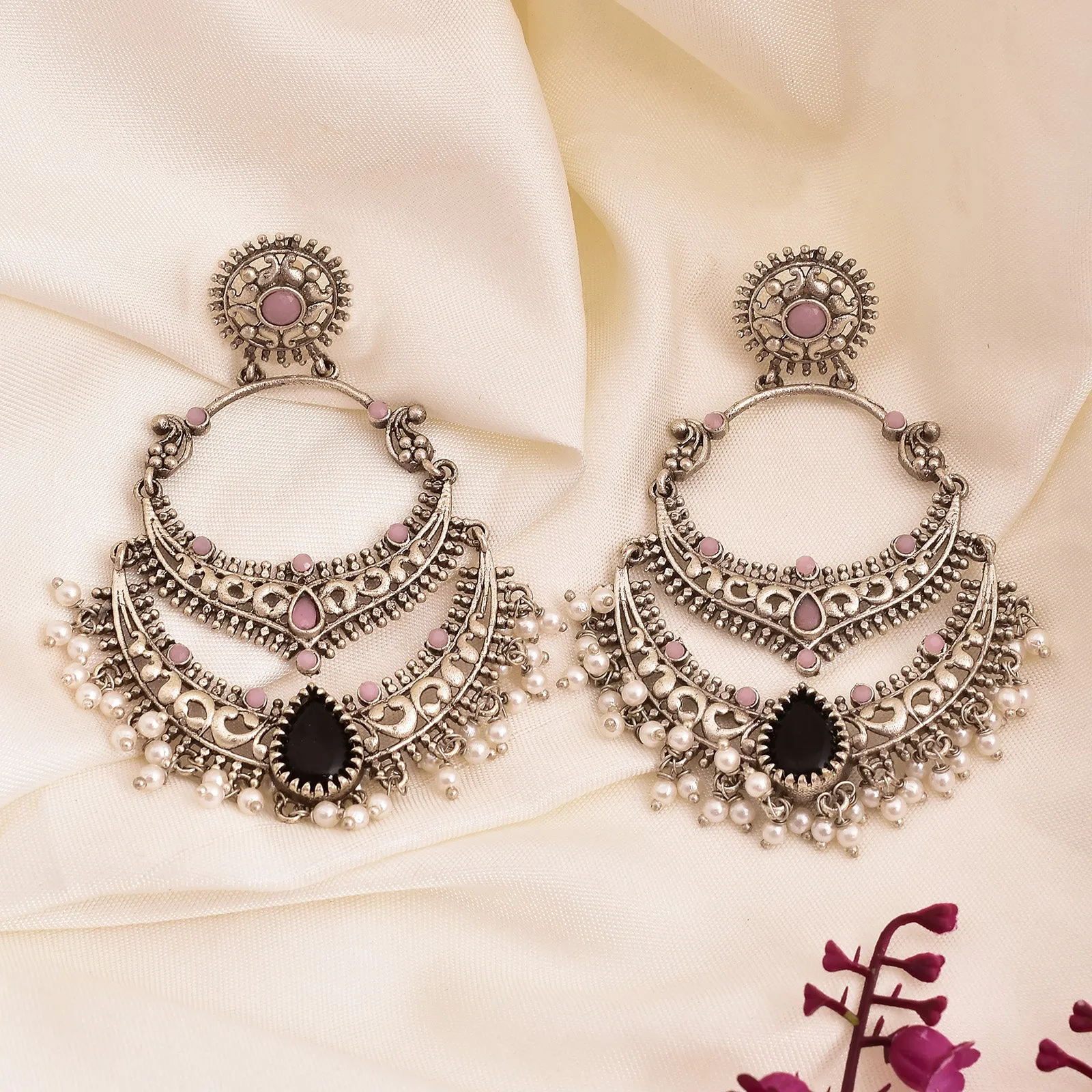 Mugdha Chandbali Earrings