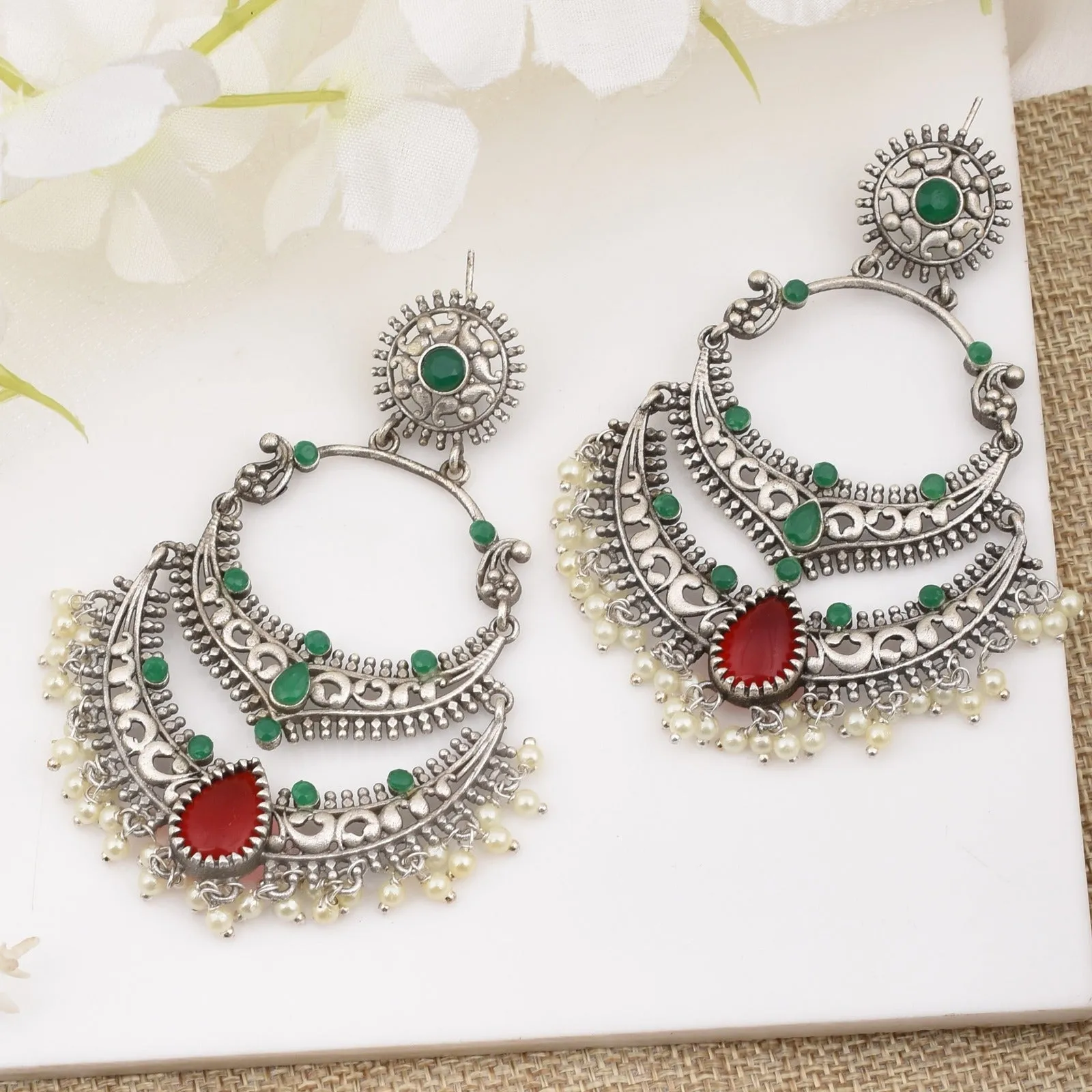 Mugdha Chandbali Earrings