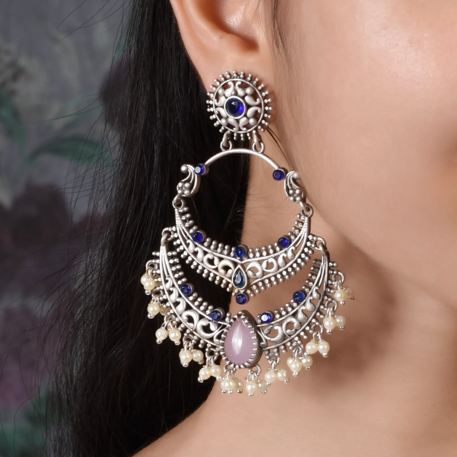 Mugdha Chandbali Earrings