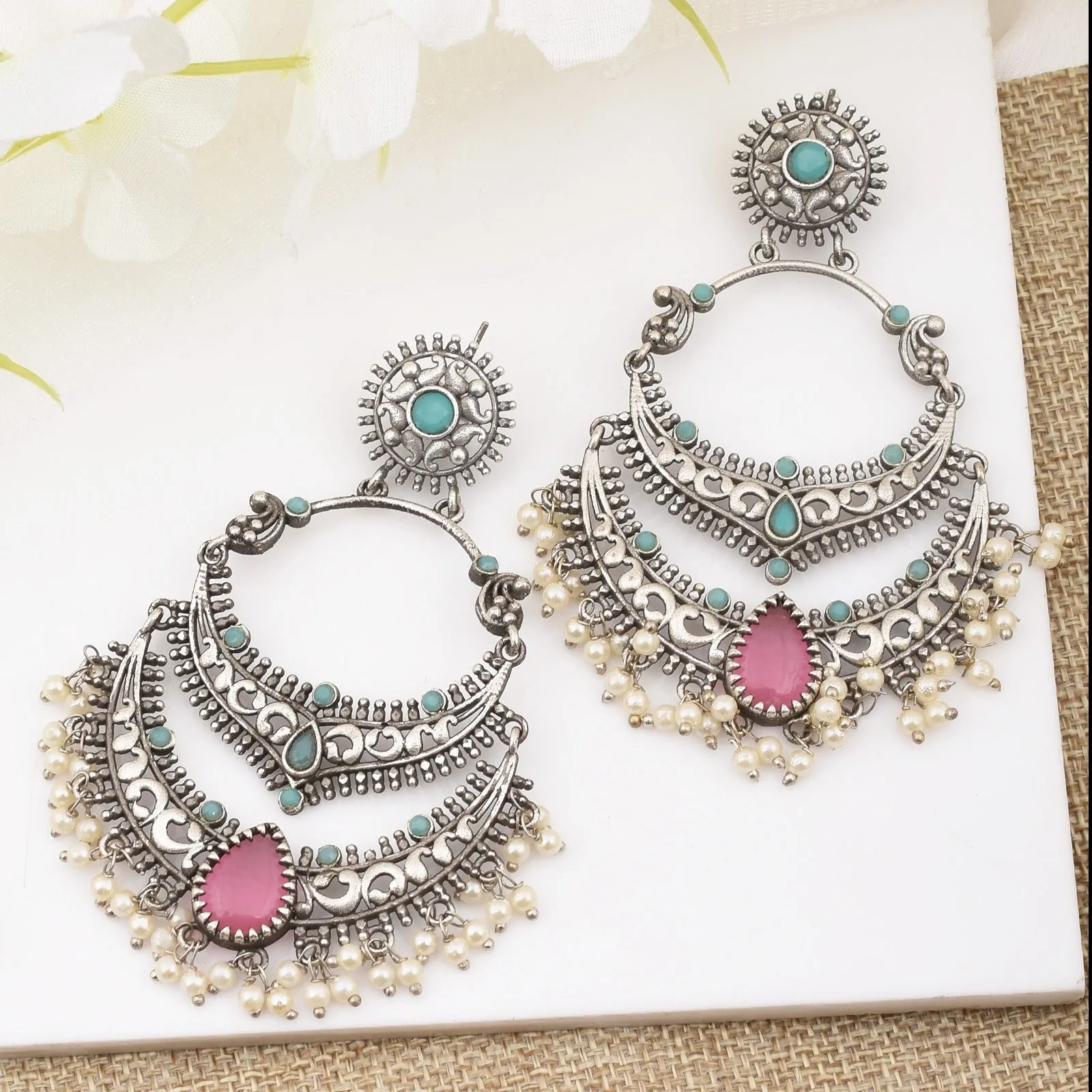 Mugdha Chandbali Earrings