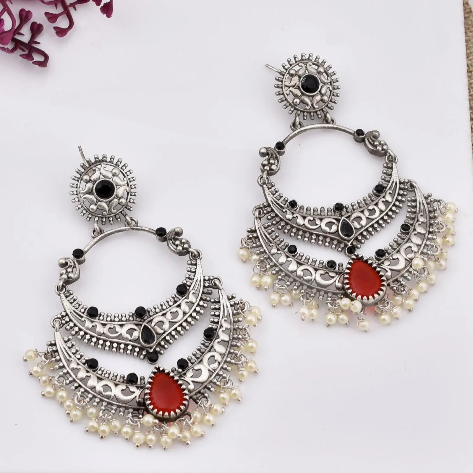 Mugdha Chandbali Earrings