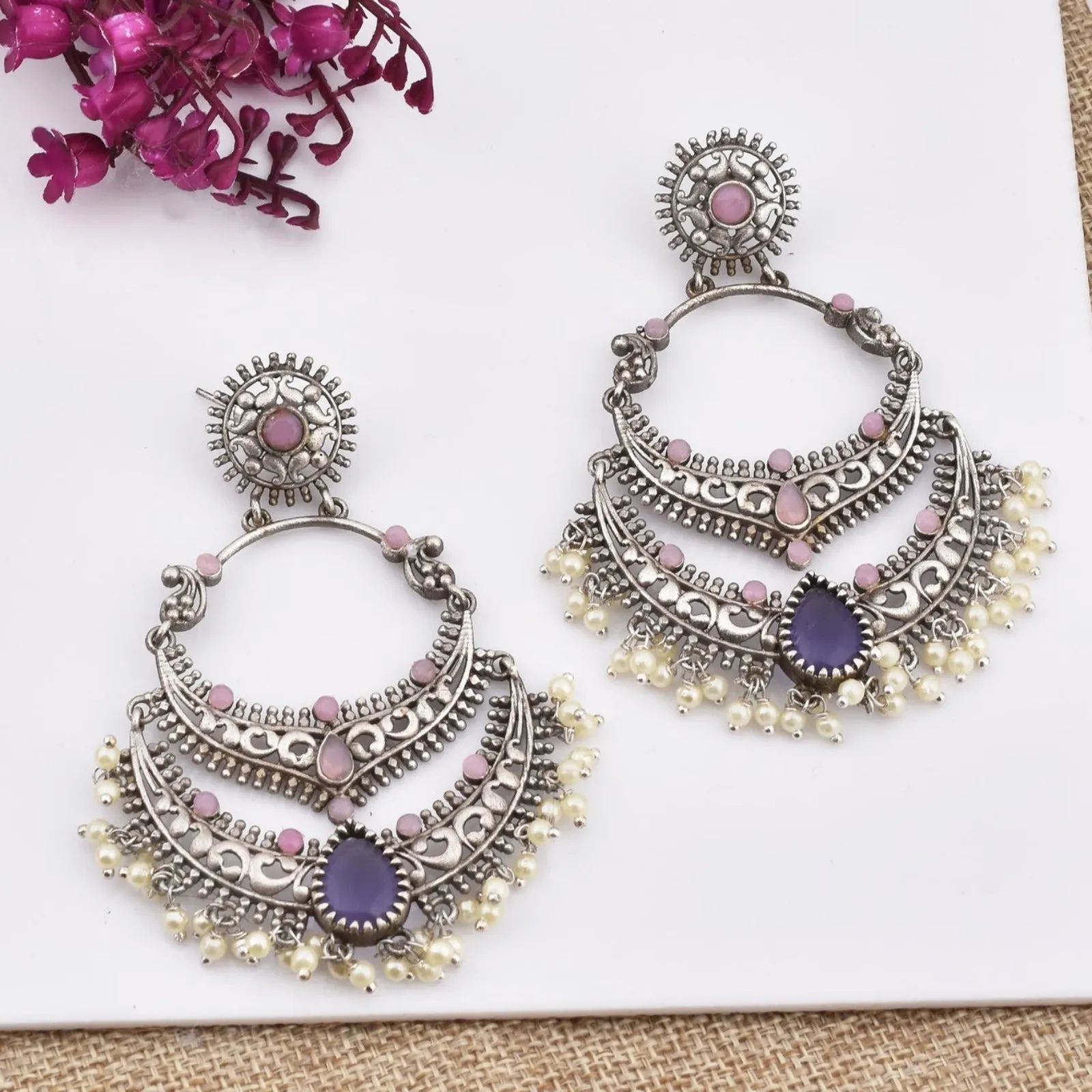 Mugdha Chandbali Earrings