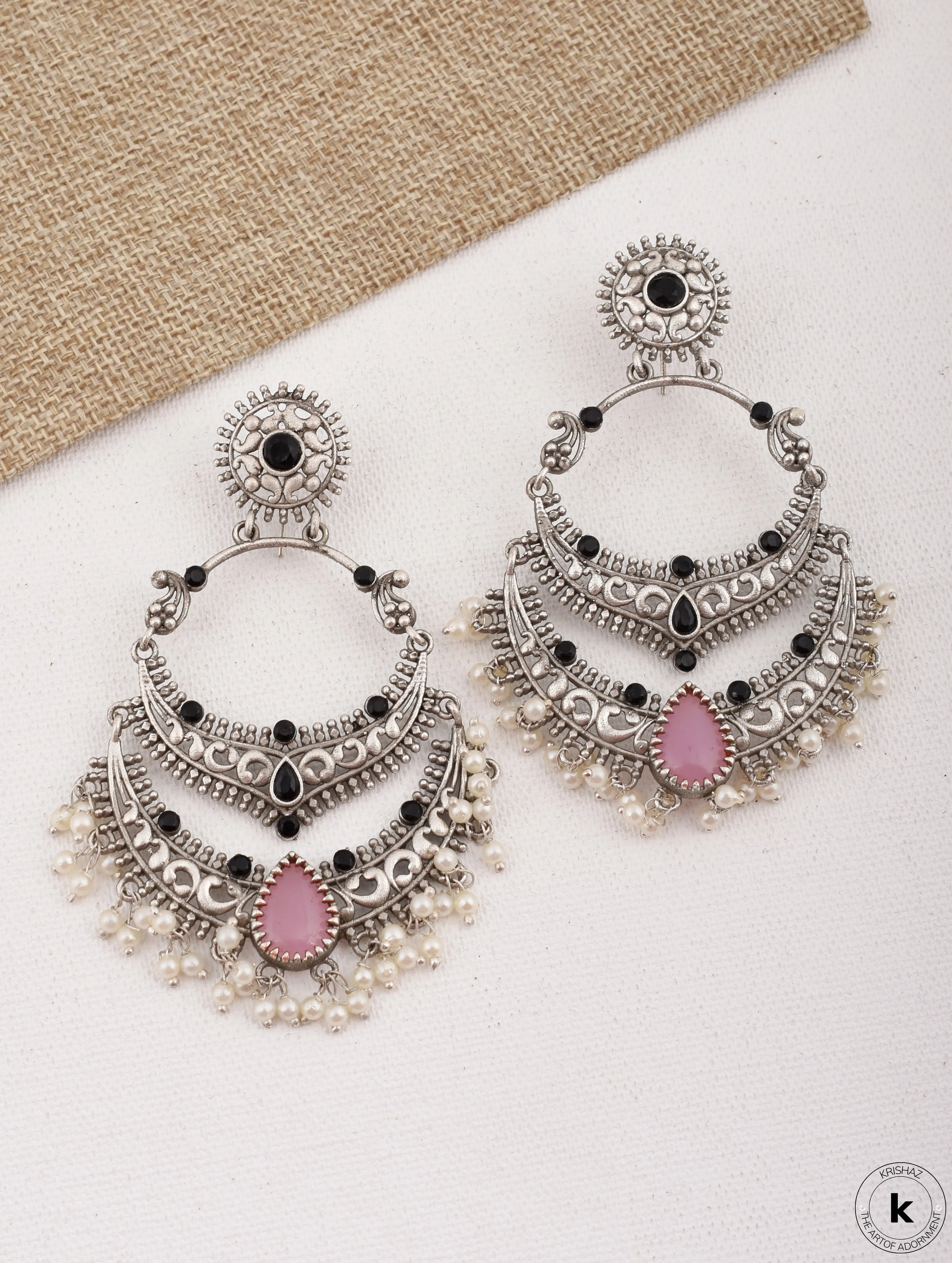 Mugdha Chandbali Earrings