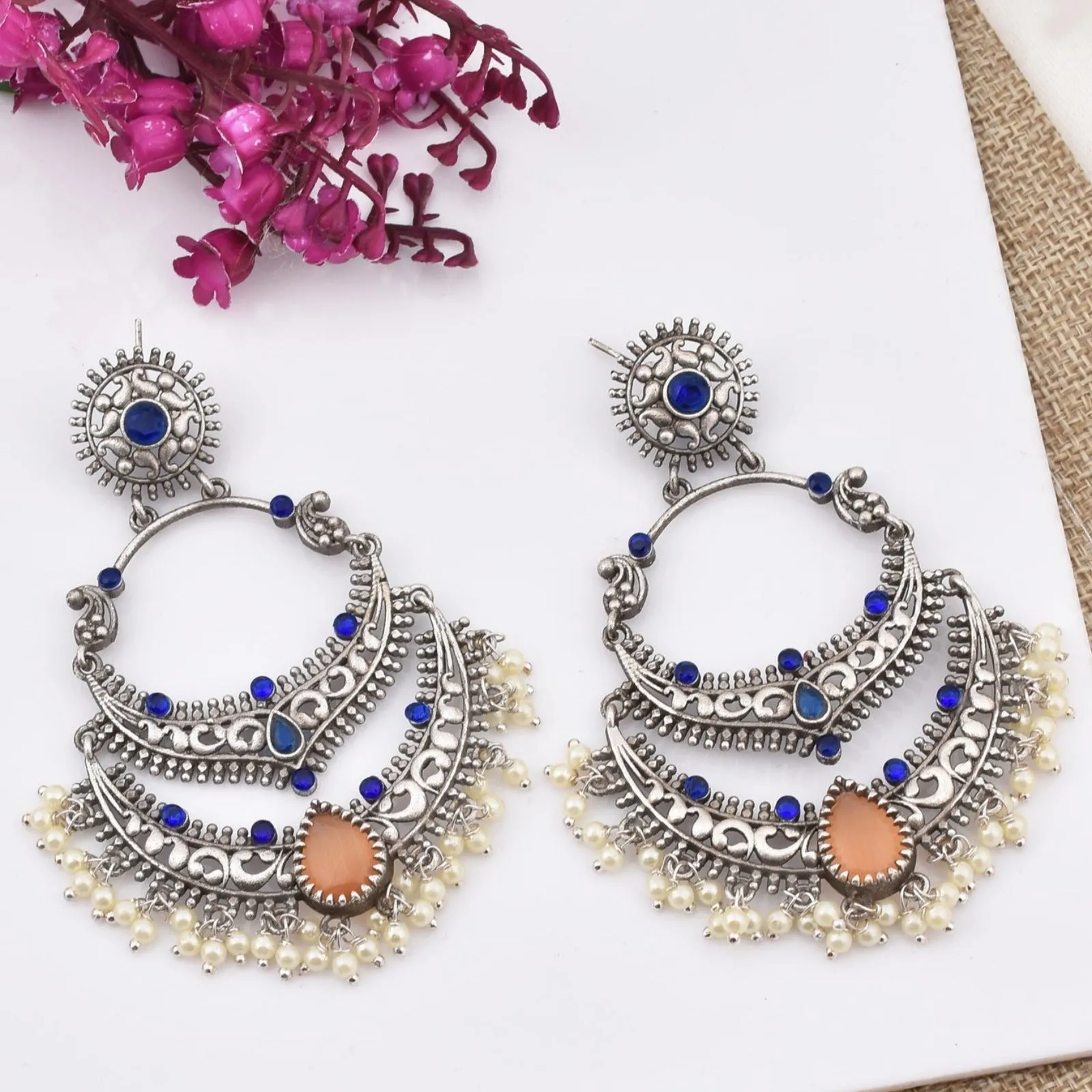 Mugdha Chandbali Earrings