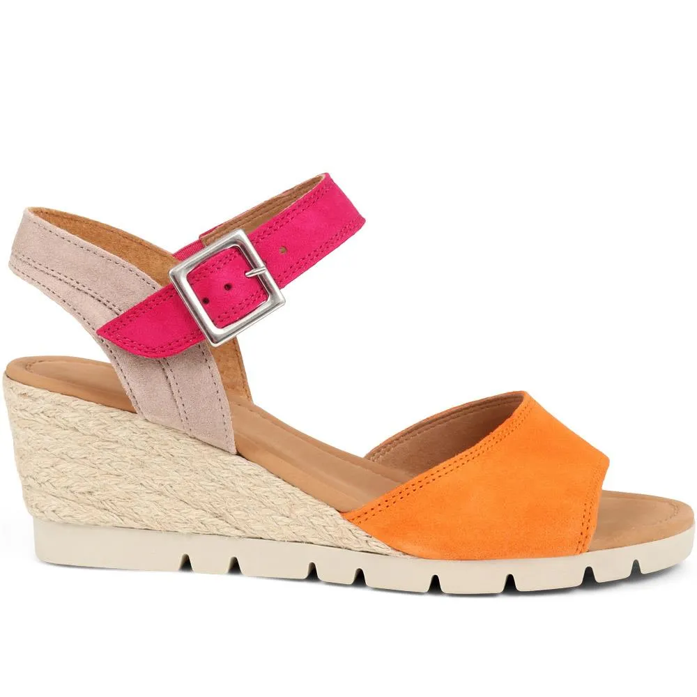 Nieve Two Strap Wedge Sandals - GAB31516 / 317 910