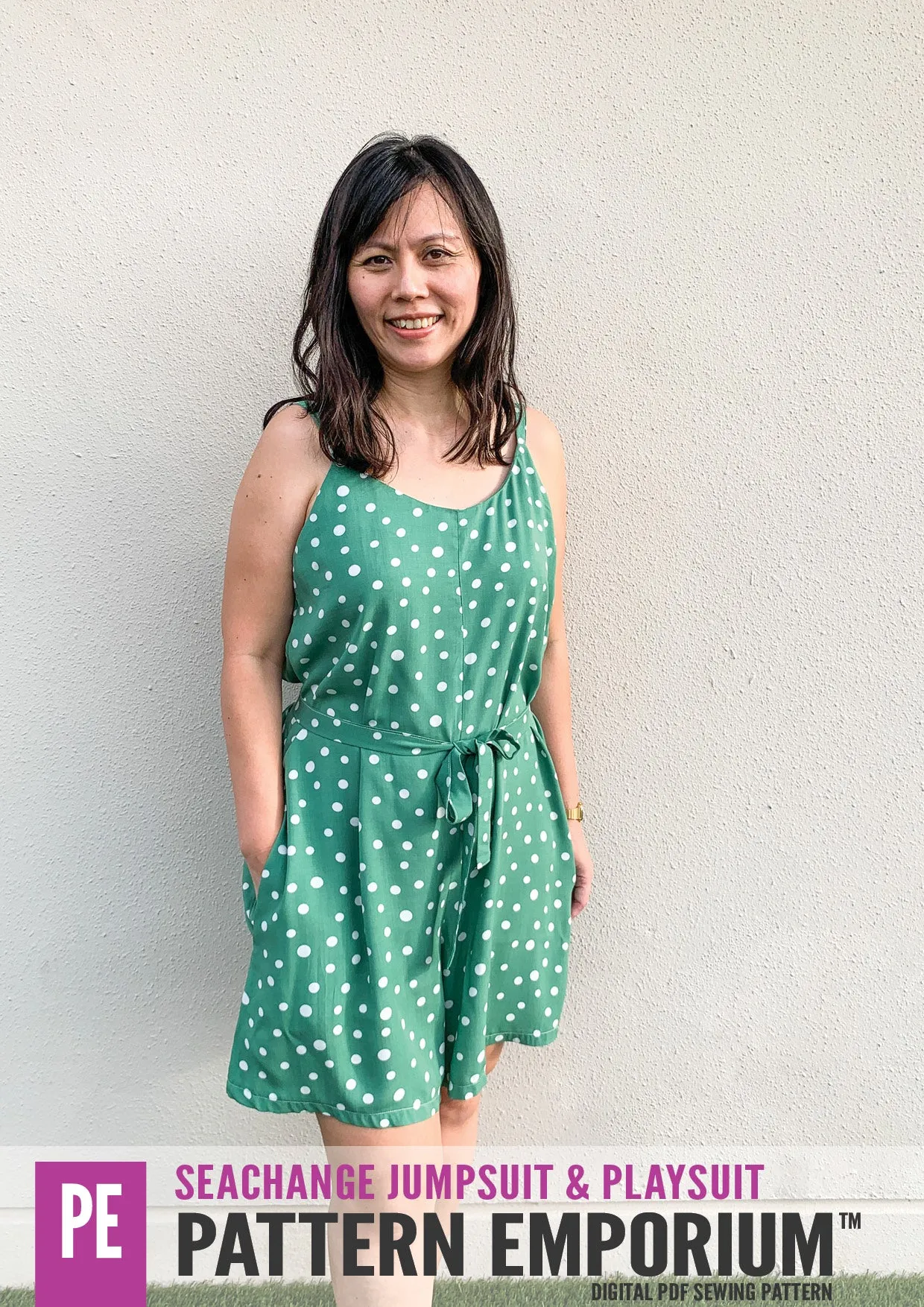 SeaChange | Jumpsuit Playsuit Romper Sewing Pattern