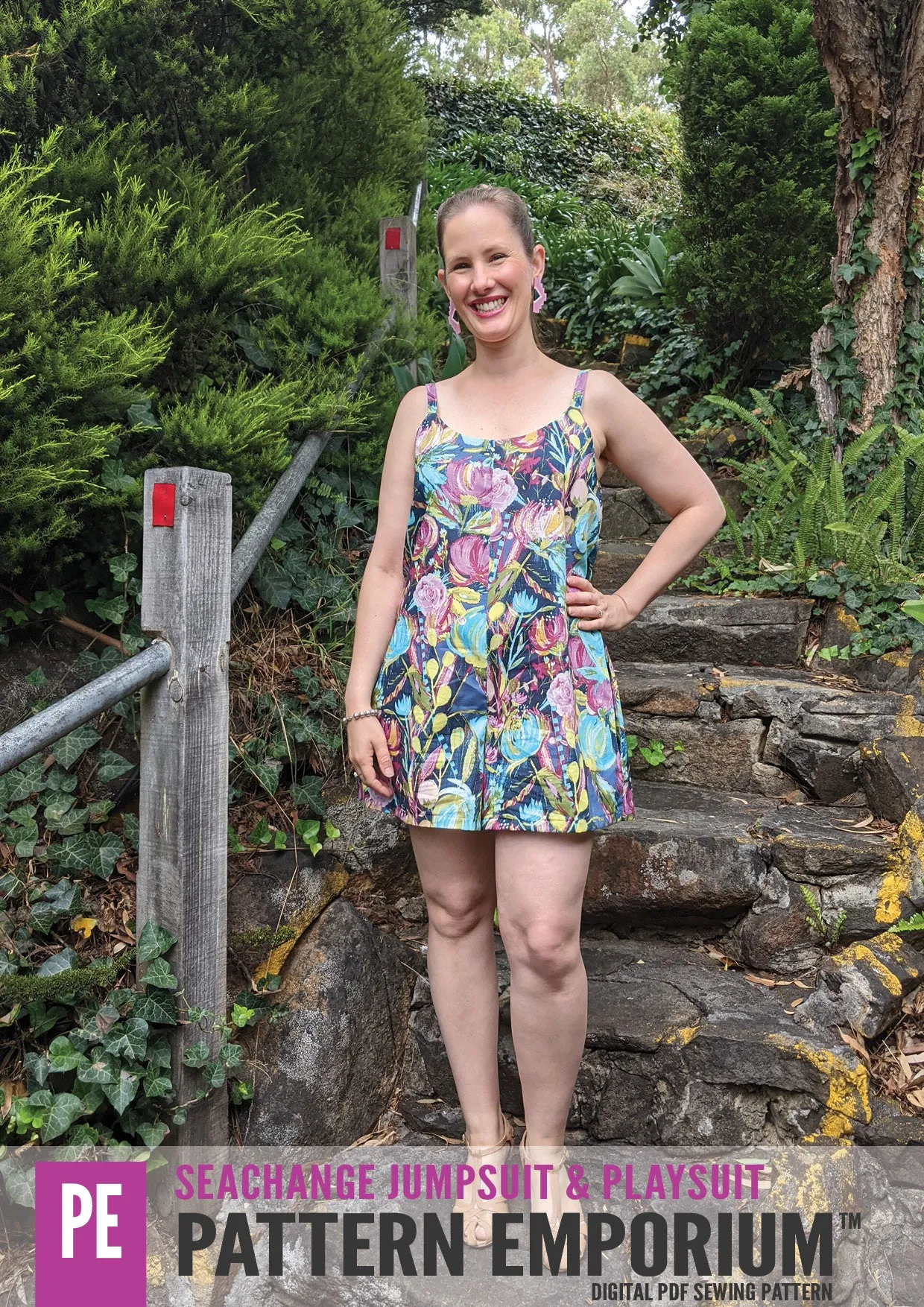 SeaChange | Jumpsuit Playsuit Romper Sewing Pattern